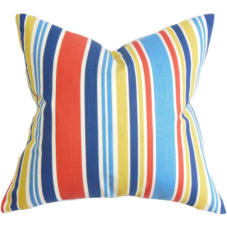 The Pillow Collection Manila Stripe Throw Pillow Cover Wayfair